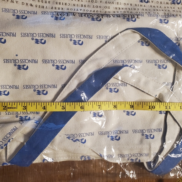 Princess Cruises Cruiselines Canvas Tote Carry Bag NIB - Picture 4 of 6